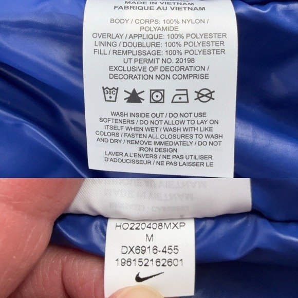 Nike x Ambush Jersey Jacket Royal Blue Full‎ Zip Mens Size Medium DX6916-455 NEW - Picture 9 of 16
